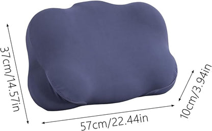 Cloud Pillow - Ergonomic Memory Foam Pillows, Ergonomic Memory Sleep Cloud Pillows for Sleeping, Side Sleepers Pillows with Cooling Breathable Cover for Side, Back Sleepers (Light Blue)