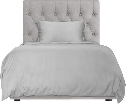 Hotel Sheets Direct Duvet Cover Bed Linen Set, 2 -Piece Set, Grey, Twin XL