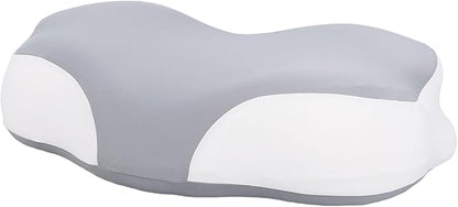 Memory Foam Pillow, 2 Height Adjustable Ergonomic Contour Slow Rebound Adults Cervical Traction Pillow with Breathable Pillowcase for Head Shoulder Back Support
