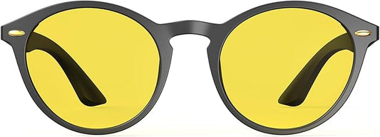Bloomoak Orange Reading Blue Light Glasses,Computer Readers with Magnification,Relieve Eye Strain &Improve Sleep