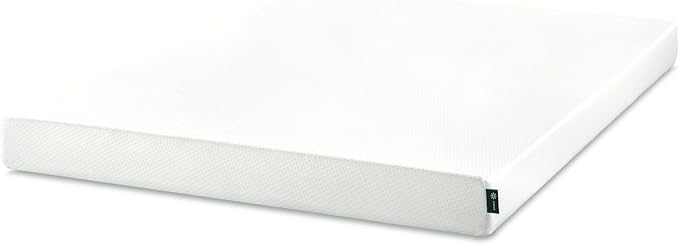 Zinus 6 Inch Green Tea Memory Foam Mattress, Twin, Fiberglass Free, Patented Custom Contour Support, Sturdy Base Foam, CertiPUR-US Certified, Mattress in A Box, White