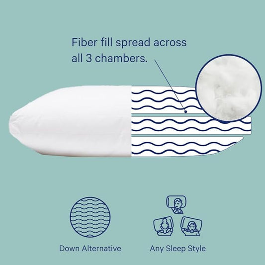 Casper Sleep Essential Pillow for Sleeping, King, White