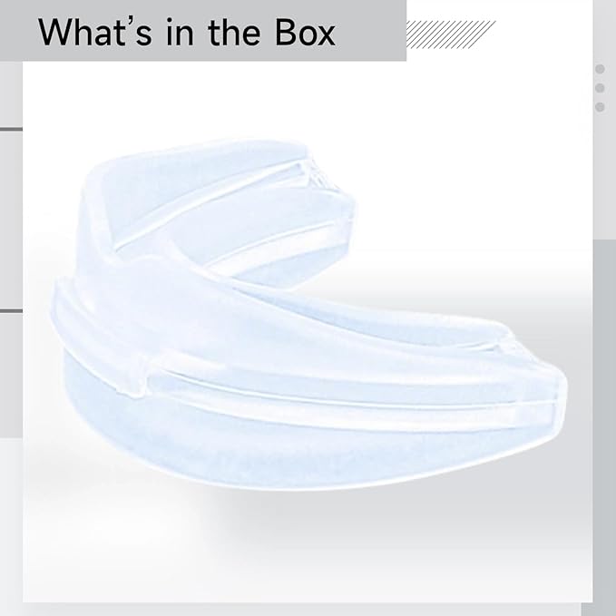 Bruxism Mouthguard, Anti Snore Mouthpiece, Night Anti-Grinding Mouth Guard, Sleep Aid Device, Eva Material, with Storage Case