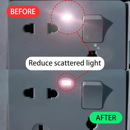 Light Dimming Stickers,LED Cover Stickers,2 Sheets White and Black,50% Dimming of LED Lights(Cut-50% Dimming White and Black)