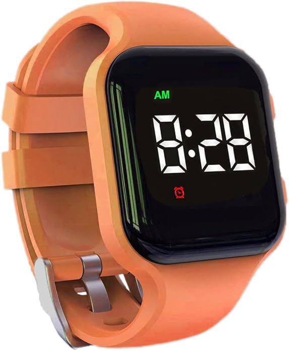 Vibrating Alarm Watch Rechargeable 15 Alarm Reminder Wristband Potty Training Watch with Lock Screen
