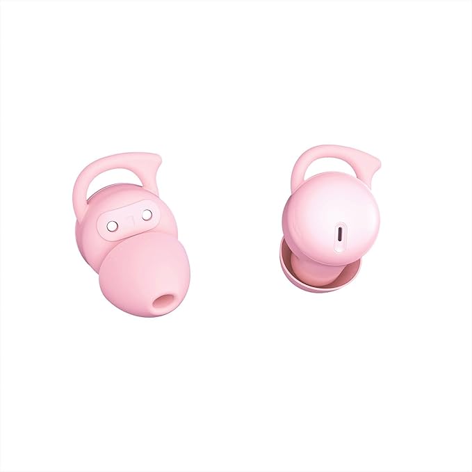 Invisible Sleep Headphones,Sleep Earbuds for Side Sleepers,Small Comfortable Fit Noise Blocking Sleep Ear Buds,Bluetooth 5.3 Wireless Earbuds, in-Ear Ear Buds for Sleeping, Working - Pink