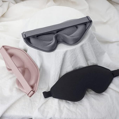 Sleep Mask, 3D Deep Contoured Eye Covers for Sleeping, 99% Block Out Light Eye Mask, Zero Pressure Cup Blindfold for Men Women, with Adjustable Strap for Sleeping, Yoga, Traveling (Grey)