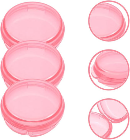 NOLITOY 3pcs Portable Colored Medicine Organizer for Travel Daily Pill Case Lightweight and Airtight Design for Outdoor Use and Daily Medication Storage