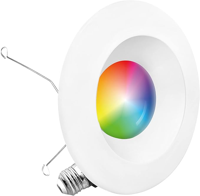 INFIBRITE 5 and 6 Inch WiFi Smart 12W 1100LM Recessed Retrofit LED Sleek Series Recessed Downlight Kit (Includes E26 Connector), Dimmable, Compatible with Alexa and Google, Wet Rated