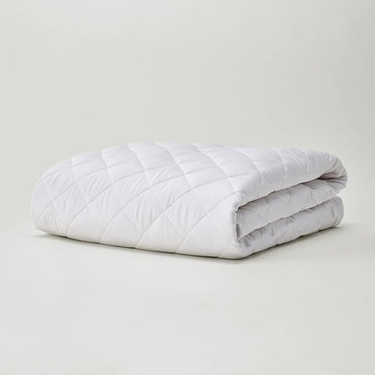 SIJO Temperature Regulating Mattress Pad, Best Cooling Mattress Pad Award Winner by Sleep Foundation, Water Proof Summer Mattress Cover Protector for Hot Sleepers (Queen)
