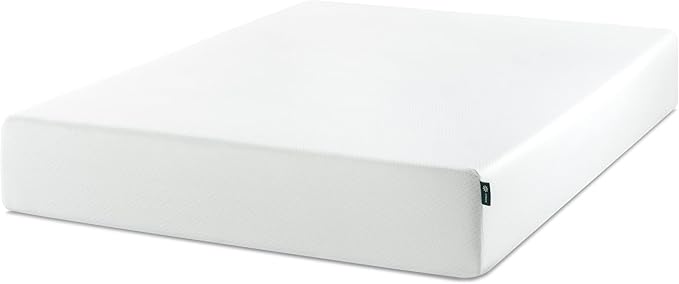Zinus 10 Inch Twin XL Green Tea Memory Foam Mattress [New Version], Fiberglass Free, Medium Firm Feel, Zoned Pressure Relief, Certified Safe Foams & Fabric, Mattress-in-a-Box