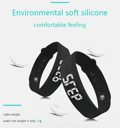 Vibrating Alarm Reminder Watch, Silent Alarm Wristband up to 15 Personal Alarms or Pill Reminders per Day