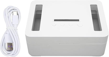 Metal Timed Lock Box, Time Lock Box with LED Display, Child Lock, Self Control Timer Locker for Phones, Snacks, Other Unwanted Temptations, Up to 365 Days (S) 40cm / 15.7in