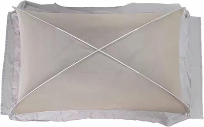 EMF Shielding Canopy, Silver Coated Mesh EMF Protection Canopy, RF Shielding Netting, for Folded Bed Tent Canopy,120 * 75 * 78cm