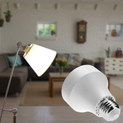 WiFi Control Light Bulb Base Switch - Smart Lamp Holder Adapter for Wireless Control - Compatible with Android & iOS - Schedule On/Off Timer - E26/E27 Socket