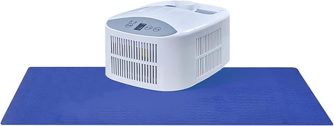 Water Bed Cooler Ideal for Hot Sleepers, Bed Cooling System Portable for Hot Sleeper and Night Sweat Mattress Cooling Pad Quiet Cooling Mattress Pad for Bed, Helps Soothe Stress(Size:0.7 * 1.6m)