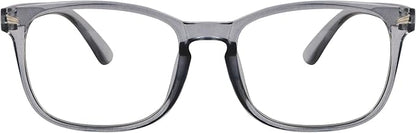 Blue Light Glasses for Woman Men | 99% Blue Light Blocking Glasses | Computer Glassess | Gaming | TV Phone Screen Reader Square Frame | Anti Eyestrain & UV Glare,1 Pack
