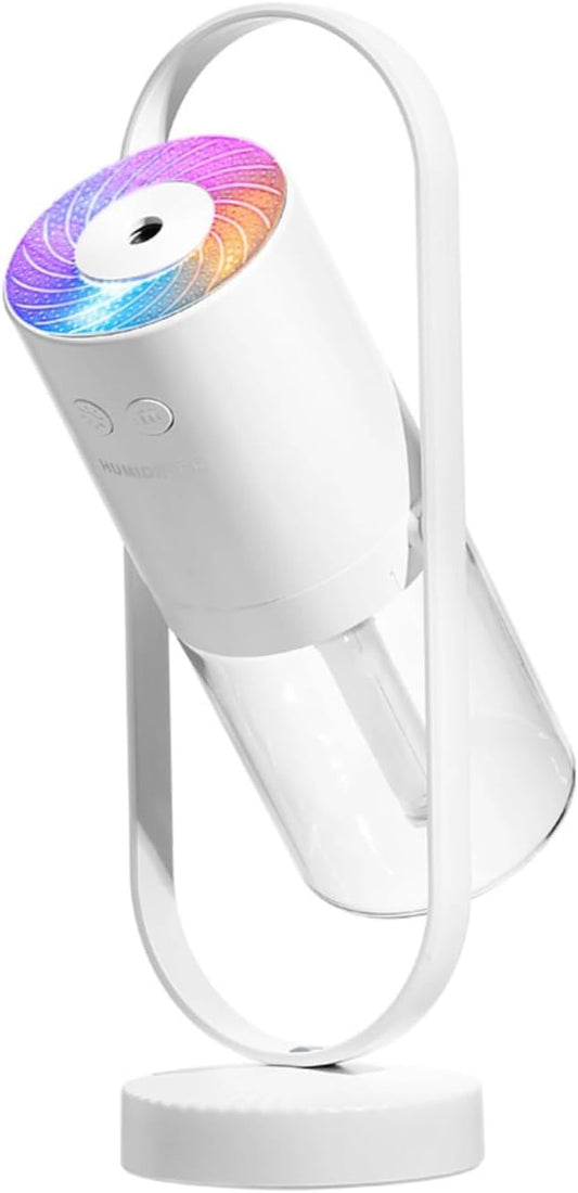 Portable Mini Humidifier, Compact 360° Rotating Cool Mist Air Humidifier Automatic Shutdown for Office for Home for Travel (#1)