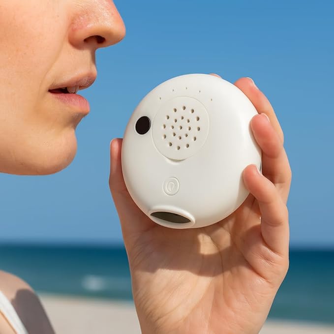 Just Breathe™ Calm Breathing Device – Natural Stress & Anxiety Relief Tool – Helps Regulate Breathing, Reduce Overwhelm & Promote Calm (Drug-Free)