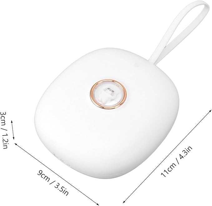 Vibrating Alarm Clock for Heavy Sleepers, Bed Shaker Under Pillow with Dual Alarms and 3 Levels Vibration Adjustable, Portable Digital Alarm Clock with Flashing Light for Travel