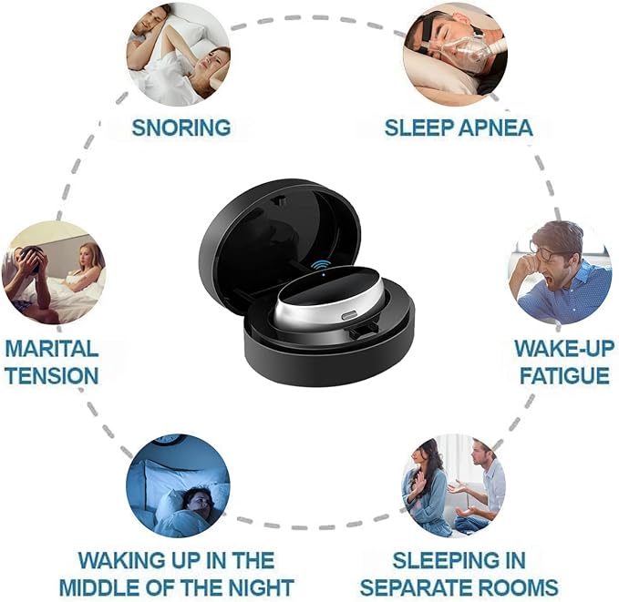 Z3 Pro Snoring Solution, Professional Anti-Snoring Device, Jeremytis Anti Snoring, 3-Speed Adjustment, Smart Snoring Solution, Breathe Easy, Anti Snore, Sleep Soundly (1pcs)