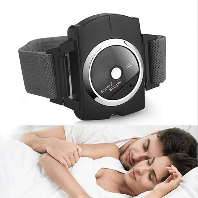 Snore Reducing Aids Smart Stop Snoring Wristband Sleep Wearing Snore Stopper Watch，Anti Snoring Devices Designed to Reduce Snoring Improve Nighttime Sleeping