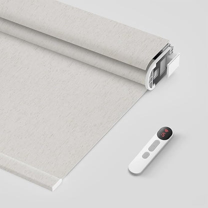 Bringnox No Drill Motorized Blinds with Remote,Blackout Windows,with Apple Homekit,Alexa,Google, with App,Voice Control Custom Size