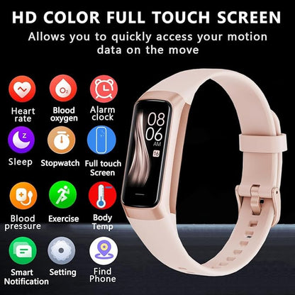 Fitness Tracker with Heart Rate/Blood Oxygen/Sleep Monitor, 20+ Sports Modes Smart Watches for Women/Men, Activity & Step Tracker Smart Watch for Android/iOS Phones