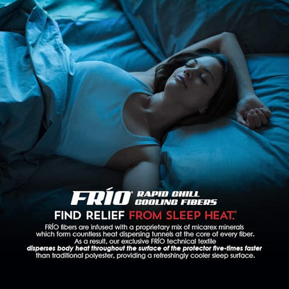 PureCare Cooling Mattress Protector Featuring allergen & Moisture Protection, Twin XL (FRIOMP38)