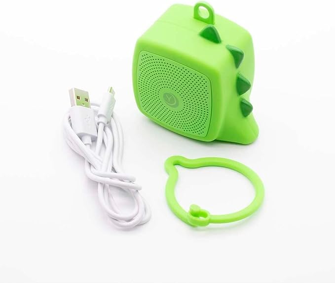 Yogasleep Pocket Baby Soother Dinosaur, White Noise Machine, 6 Soothing Sounds & Timer For Better Sleep, Includes Brown Noise & Lullabies, Compact Size For Travel & Child Safe, Must Have Registry Gift