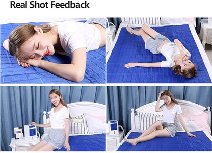Water Cooling Mattress Pad for Double Bed, Bed Cooling System with Temperature Adjustment and Timer, Ideal for Hot Sleepers, Night Sweats, Dorms, Apartments, Bedroom – 4.5x5.2ft