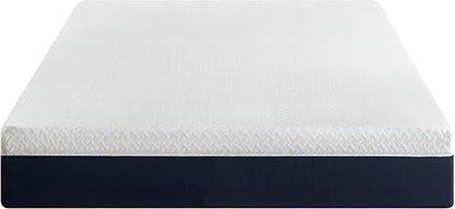 Zinus 12 Inch Queen Cooling Comfort Hybrid Mattress [New Version], Fiberglass Free, Medium Firm Feel, Motion Isolation, Certified Safe Foams & Fabric