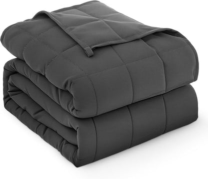 Weighted Blanket for Adults 15lbs, Queen Size Heavy Blanket for 125-180lbs, Weighted Throw Blanket with Premium Glass Beads, Soft Thick Blanket for Adult All-Season, 60 x 80 inches, Dark Grey