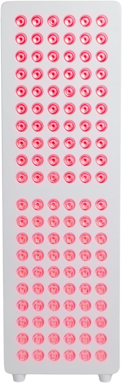 Makiuri Red Light Therapy Lamp | LED Light Therapy Panel for Face & Body | Infrared & Red Light in 5 Wavelengths | Supports Relaxation, Skin Appearance & Overall Wellness | Venus (White 120 LED)