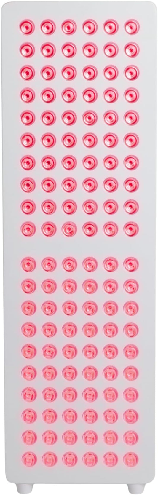 Makiuri Red Light Therapy Lamp | LED Light Therapy Panel for Face & Body | Infrared & Red Light in 5 Wavelengths | Supports Relaxation, Skin Appearance & Overall Wellness | Venus (White 120 LED)