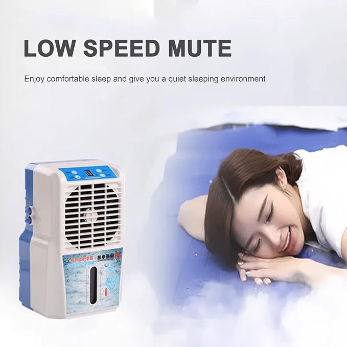 Cooling Mattress Topper with Remote, Mattress Cooling Pad, Bed Cooling System, Radiation-Free, Great for Sleep Enhancement, Relieving Heat, for Home, Dorm Room, Apartment and Hostel(Size:1.6 * 1.4m)