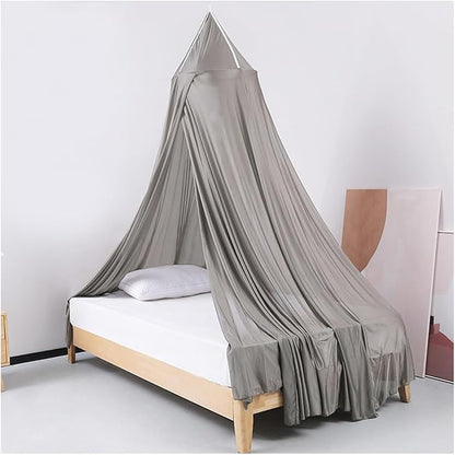 Faraday Fabric Silver Fiber EMF Protection Faraday Tent WiFi 5G Block RF Shielding Canopy Bed Cover Queen Size (Color : Silver, Size : Large)