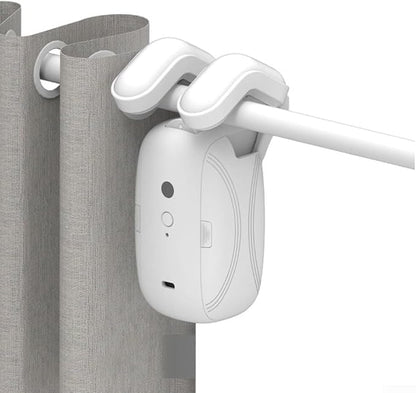 Automatic Smart Curtain Opener with Remote Control, Automatic Curtain Opener and Closer Smart Curtain Opener Electronic for Roman Rod/U/T Rails(1PC Roman Pole)