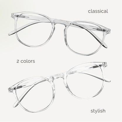 IBOANN Blue Light Glasses for Woman/Men, Fashion Blue Light Glasses Men, Fake Glasses Help Reduce Screen Fatigue