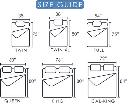 Marine Moon Twin XL Mattress Topper, Cooling Plush Bed Topper Soft Thick Pillow Top Mattress Toppers, 3 Inch Feather Down Alternative Pad Cover for College Dorm, Back Pain Relief, XL Twin 39" x 80"