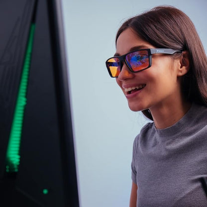 Horus X • Blue Light Glasses Men Women | Blue Light Blocking Glasses for Screen Anti-Fatigue Eye Migraine | Gaming Glasses V3