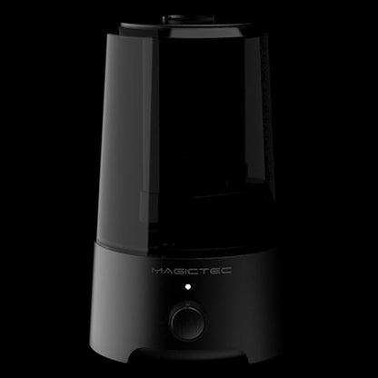 Magictec Cool Mist Humidifier, 2.5L Essential Diffuser for Bedroom and Baby, Adjustable Mist Output, Auto Shut Off, Super Quiet 360 Nozzle - Lasts Up to 24 Hours, Black