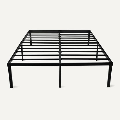 Amazon Basics - Metal Bed Frame, Non-Foldable Platform Bed, Easy Assembly, Full, 54W x 75L in, Black