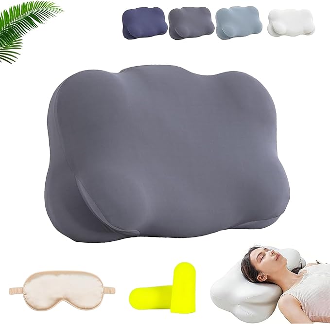 Mellow Cloud Align Pillow, Mellow Sleep Pillow, Ergonomic Memory Foam Pillows, Adjustable Cervical Neck Support Pillow, for Side Back Stomach Sleepers