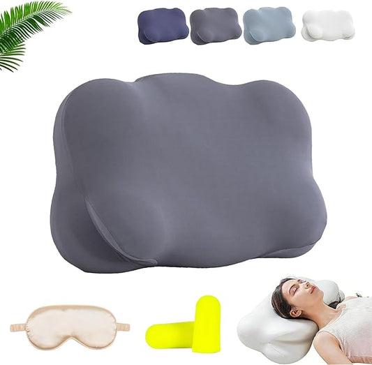 Mellow Cloud Align Pillow, Mellow Sleep Pillow, Ergonomic Memory Foam Pillows, Adjustable Cervical Neck Support Pillow, for Side Back Stomach Sleepers