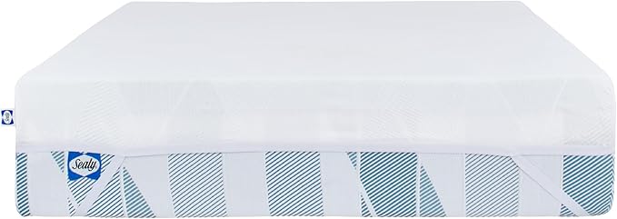 Sealy Dreamlife 3” Gel Memory Foam King Mattress Topper with Cooling Cover, SealyComfort Gel Foam, SealyCool Stretch Knit Cover with Corner Straps