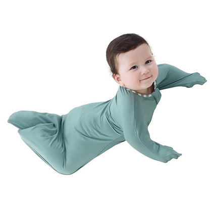 PuppyPaws Baby Sleep Sack, Transitional Swaddle, Swaddles for Newborns，1.0 Tog Sleep Sack 6-9 Months, Wearable Blanket Baby with 2-Way Zipper