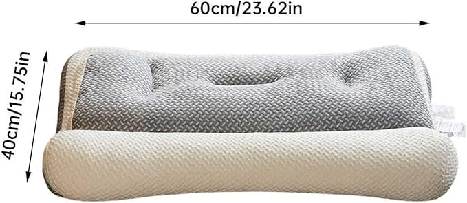 Pillow for Sleep Apnea, Orthopedic Deep Sleep Pillow, Pro Ease Sleep Apnea Pillow, Ergonomic Pillow for Neck and Shoulder, Pillow for Side, Back, Stomach Sleepers