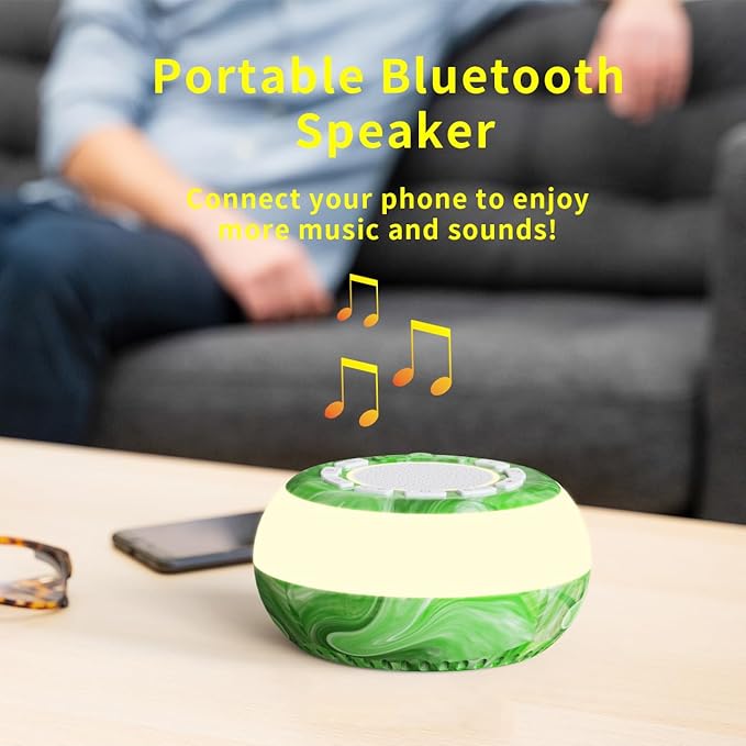 Sound Machine Soothing Sounds, White Noise Machine for Sleeping, Noise Machine for Baby, Sleep Sound Machine for Adults, Portable White Noise Sound Machine for Sleeping Adults (LP)