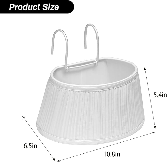 Bed Reading Light, Headboard Light Reading Lights for Books in Bed with Adjustable Hook, Eye Caring Soft Fabric Shade Bedtime Reading Lamp Plug in, LED Bulb Included (White)